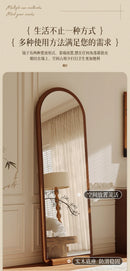 Living Room Attachment Mirror Black Glass Vanity Standing Aesthetic Mirror Dressing Art Nordic Espejo Pared Home Decoration