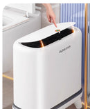Luxury Bathroom Trash Can Anti Odor Litter Bins with Lid Large Capacity Trash Can Cleaning Kitchen Wastebasket Bathroom Supplies