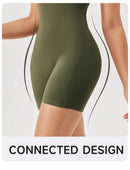 Women Summer Gym Workout jumpsuit One-Piece Short Yoga Clothes Push Up Workout Clothes Fitness Sports Bodysuit Yoga Suit