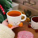 Cute Coffee Mug Adorable Home Kitchen Drinkware Ceramic Coffee Tea Cups for Wine Latte Water Hot Cocoa Cold Hot Drinks