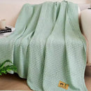 100% Bamboo Fiber Blanket Cooling Antibacterial Towel Quilt Summer Solid Color Bedding For Children Single Double Bed Blanket