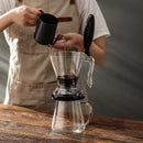 600ml Pour Over Coffee Dripper Cold and Heat Resistant Removable Coffee Filter Hand-brewed Espresso Pot Infuser Loose Leaf Tea