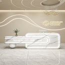 Beauty Salo Modern Reception Desks Decoration Accessories Reception Desk Luxury Escritorio De Recepcion Commercial Furniture