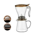 600ml Pour Over Coffee Dripper Cold and Heat Resistant Removable Coffee Filter Hand-brewed Espresso Pot Infuser Loose Leaf Tea