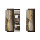 Creative Luxe Mirror Rectangle Frame Salon Aesthetic Mirror Ornament Makeup Espelho Grande Para Quarto House Accessories