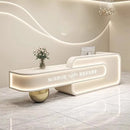 Beauty Salo Modern Reception Desks Decoration Accessories Reception Desk Luxury Escritorio De Recepcion Commercial Furniture