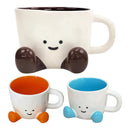 Cute Coffee Mug Adorable Home Kitchen Drinkware Ceramic Coffee Tea Cups for Wine Latte Water Hot Cocoa Cold Hot Drinks