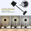 Hotel Cordless Usb Rechargeable Table Lamp Poldina Waterproof Touch Switch Table Lamps for Bedroom Hotel Living Room Restaurant