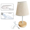 Desk Lamp Fabric Shade Bedroom Bedside Table Night Light Creative Nordic Style Decorative Lighting For Home Interior Design Led