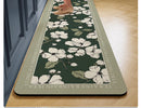 Carpet for Kitchen Floor Mat Pvc Leather Waterproof Non-slip Foot Mats Oil-proof Long Rug Spring Flower Home Decoration Rugs