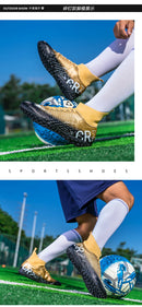 Pink Soccer Shoes Men Kids Professional Society Original Football Boots Outdoor Non-Slip Futsal Trainning Sneakers Size 33-46