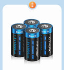 CITYORK 1.5V D Size Battery USB Rechargeable Li-ion Batteries D Lipo R20 LR20 Battery for Gas Stove RC Camera Drone Accessories