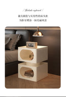 Bedroom Nightstands Side Bed Nordic Modern Corner Low Table Narrow Bedside Table Drawer Mesa De Noche Dormitorio Furniture