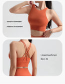 Fitness Bra New Women's Sports Underwear High Intensity Sports Yoga Underwear Quick Dry Shockproof Yoga Bottom Shirt