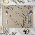 1PC Flower Individuales Placemat For Dining Table Coaster Plum Blossom Home Decoration Accessories Modern Mat Pad