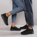 Women's Shoes Lightweight Breathable Mesh Slip-On Sneakers Black White Sport Running for Casual Party Fashion Ladies Shoes