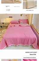 Home Textiles Flannel Blanket Air Conditioning Blanket Thin Spring Summer Fleece Blanket Office Nap  Blanket Multi-size Optional