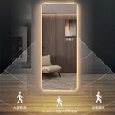 Ornament Makeup Mirror Rectangle Dorm Creative Art Mirror Frame Organizer Espelho Grande Para Quarto Furniture Accessories