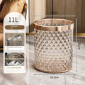 Luxury Trash Can Household Living Room Bedroom Trash Can Without Lid Large Capacity Lightweight Garbage Bin Waste Paper Basket