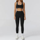 Yoga Clothes Set 2/3PCS Sportswear Gym Outfits Women Sports Set High Waist Leggings Fitness Suit Running Bra Workout Tracksuit
