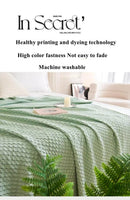 100% Bamboo Fiber Blanket Cooling Antibacterial Towel Quilt Summer Solid Color Bedding For Children Single Double Bed Blanket