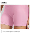 Women's summer shorts low waist seamless shorts gym shorts yoga shorts running shorts and high stretch cycling training shorts