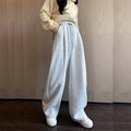 Sports Pants for Women Spring Autumn New Style High-waisted Slim Loose Wide-leg Versatile Casual Sweatpants