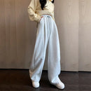 Sports Pants for Women Spring Autumn New Style High-waisted Slim Loose Wide-leg Versatile Casual Sweatpants