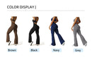 Women's Fitness Flared Bodysuit Sexy Backless Fitness Tight Waistband Hipless Yoga Bodysuit V Back Waistband Hip Lift