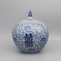 Ceramic Jar, Canister, Pot, Vase, Blue and White Ceramics, Home Decoration