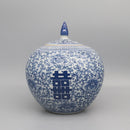 Ceramic Jar, Canister, Pot, Vase, Blue and White Ceramics, Home Decoration