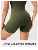 Women Summer Gym Workout jumpsuit One-Piece Short Yoga Clothes Push Up Workout Clothes Fitness Sports Bodysuit Yoga Suit