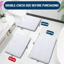 HAPIHAPPY New Chenille Bathroom Rug Mat Extra Soft Thick Absorbent Shaggy Bath Mats Non-Slip Machine Wash Dry Plush Bath Rugs