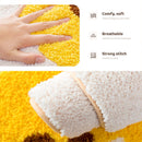 Cute Bath Mat Bathroom Non-slip Soft Rug For Showers Creative Eggs Plush Microfibre Super Absorbent Plush Rug Kids Bedroom Decor
