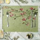 1PC Flower Individuales Placemat For Dining Table Coaster Plum Blossom Home Decoration Accessories Modern Mat Pad