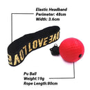 MMA Boxing Speed Ball Head-Mounted Pu Punch Sanda Training Hand Eye Reaction Home Sandbag Fitness Equipment Gym Muay Thai
