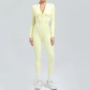 Yoga Suit Gym Set Women Training Sportswear Fitness Long Sleeved Sports Jumpsuit Women Push Up Female Workout Clothes Bodysuits