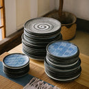 High Appearance Level Japanese Ceramic Tableware Bone Dish Home Platter Western Steak Plate Pasta Salad Fruit Porcelain Plate