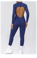 Yoga Suit Gym Set Women Training Sportswear Fitness Long Sleeved Sports Jumpsuit Women Push Up Female Workout Clothes Bodysuits
