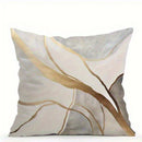 Home Decor Modern Gold Vein Abstract Pattern Pillow Covers Pattern Cushion Cover Suitable for Sofa Bedroom Car Pillow Cover