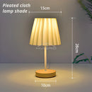 Desk Lamp Fabric Shade Bedroom Bedside Table Night Light Creative Nordic Style Decorative Lighting For Home Interior Design Led
