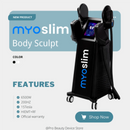 Professional RF MYOSLIM Body Sculpting Machine Electric Fat Burning Slimming Muscle Stimulator 15Tes 6500W 5 Handle Neo