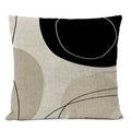 Black Geometric Pillow Cover Home Decor Arch Line Boho Bohemia Throw Pillow Case Modern Living Room Decorative Sofa Cushion