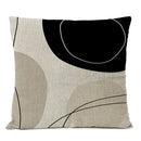 Black Geometric Pillow Cover Home Decor Arch Line Boho Bohemia Throw Pillow Case Modern Living Room Decorative Sofa Cushion