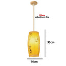 Japanese Bamboo Chandelier Chinese Style Rattan Woven Hanging Light Ceiling Lamp for Home Cafe Bar Decorate Restaurant Lighting