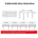 Bohemian Round Tablecloth Geometric Jacquard Cotton Tablecloth Dining Table Tabletop Decor Living Room Bedroom Decoration