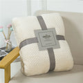 Coral Fleece Blankets For Beds 300gsm Spring Summer Soft Fluffy Faux Fur Mink Throw Solid Sofa Cover Bedspread Plaid Blankets