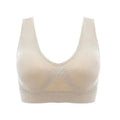 1 Pcs Women's Breathable Sports Vest Bra Sweat-absorbent Shockproof Pad Sports Top Track And Field Gym Running Fitness