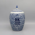 Ceramic Jar, Canister, Pot, Vase, Blue and White Ceramics, Home Decoration