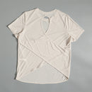 Yoga suits for women in summer sports tops for short-sleeved T-shirts for running Pilates training suits loose blouses for